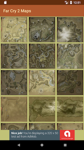 Screenshot from the Far Cry 2 Maps Pack app